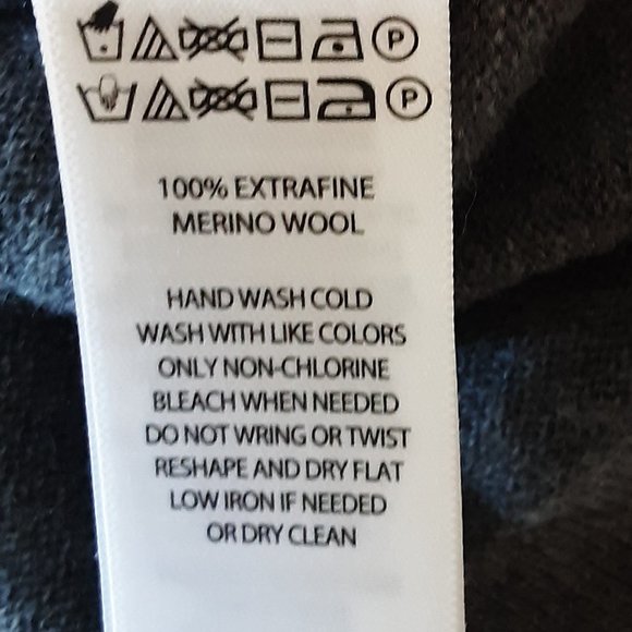 Grayson & Dunn Men's 100% Fine Merino Wool Grey Turtleneck Sweater New! Small - Picture 13 of 14